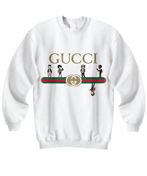 fake gucci sweatshirt with stranger things on it|knockoff Gucci sweatshirts.